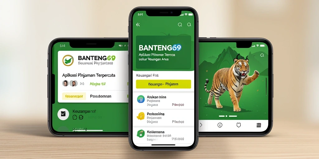 Antarmuka BANTENG69 yang user-friendly untuk pengajuan pinjaman.