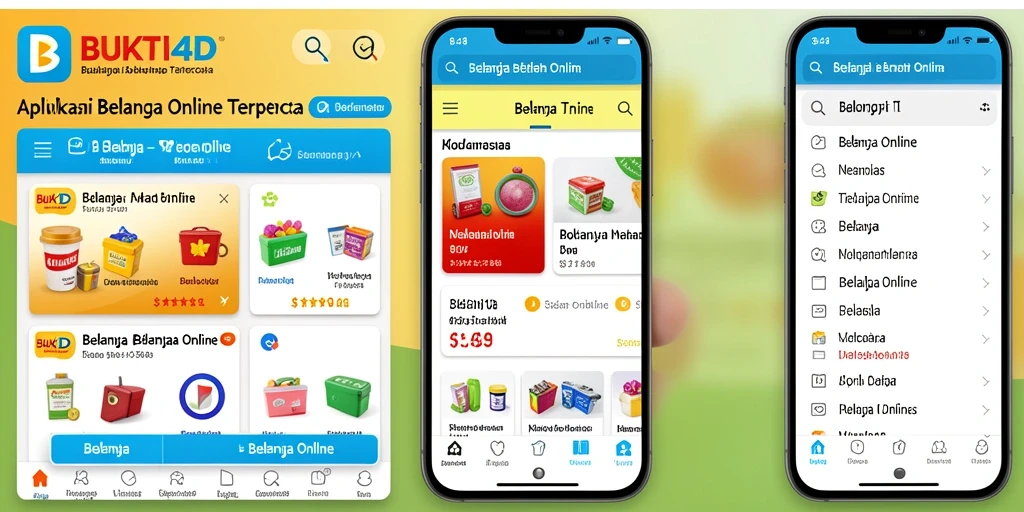Antarmuka BUKTI4D yang menarik dan fungsional untuk belanja online.