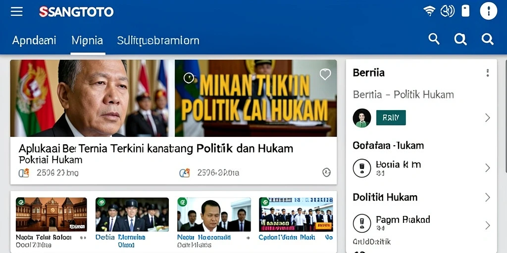 Antarmuka aplikasi SANGTOTO yang informatif dan mudah digunakan.