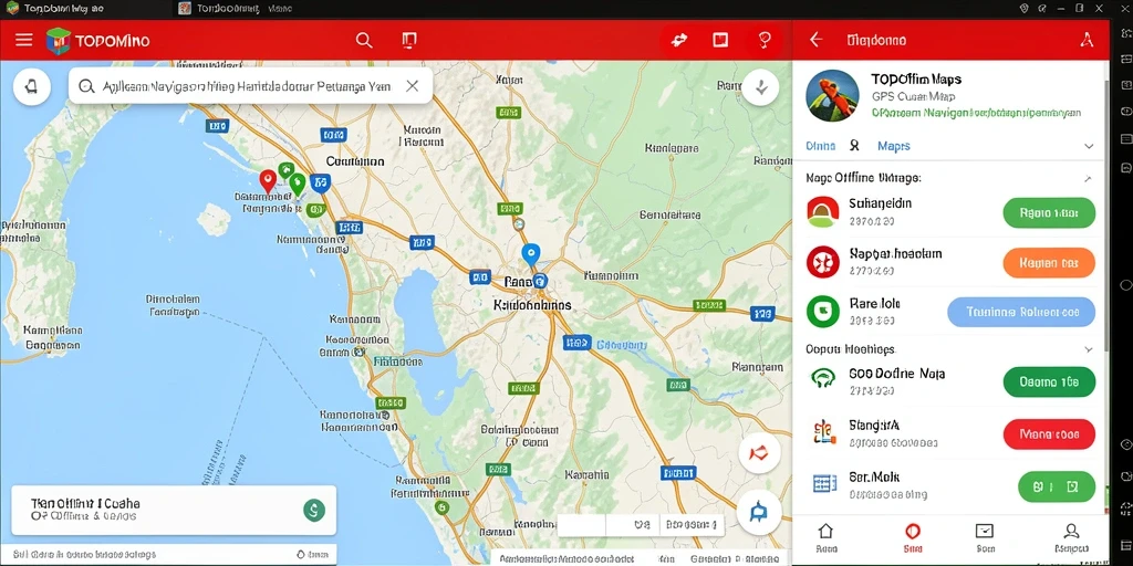 Tampilan antarmuka aplikasi TOPDOMINO yang intuitif dan fungsional.